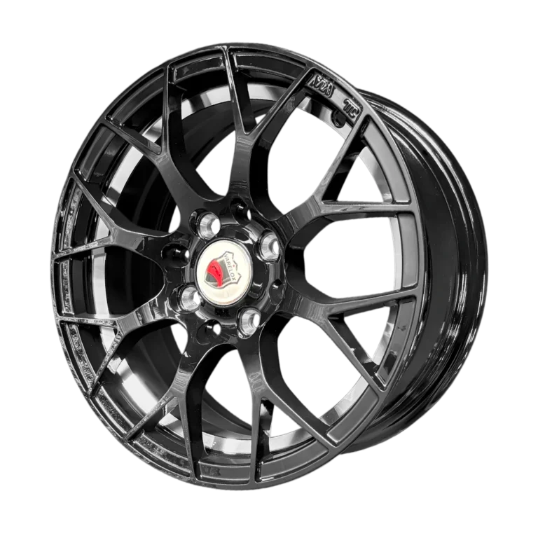 Aro 14″ | 1415 14×6.0 – 4×100+114.3 BLACK/UC POLISH