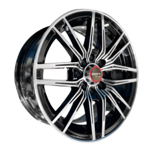 MK-628 15"X6.5 ET 35 (73.1) PCD:4X100/114.3 BLACK MACHINE