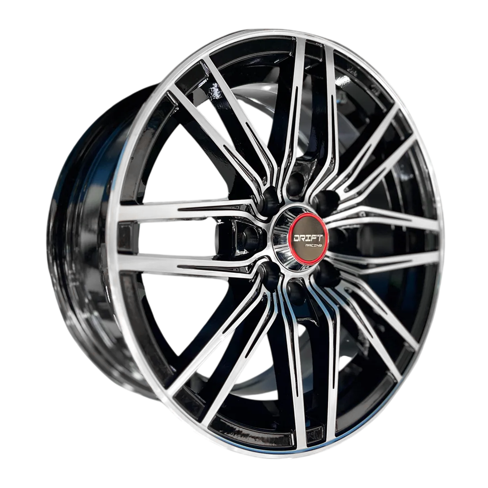 MK-628 15"X6.5 ET 35 (73.1) PCD:4X100/114.3 BLACK MACHINE