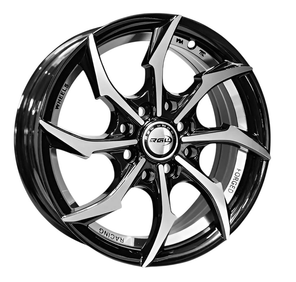 MK-6018L 14'X5.5 ET 38 (73,1) PCD:8X100/114.3 BLACK MACHINE FACE +UNDER CUT